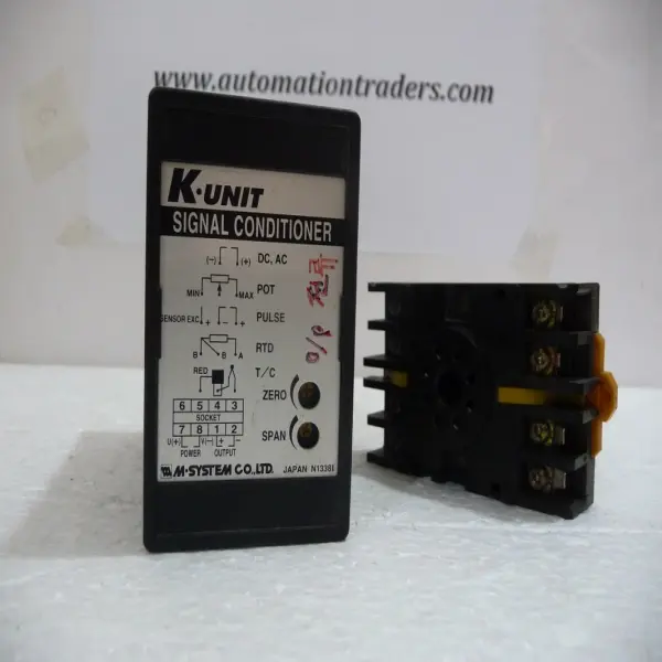 K-Unit Signal Conditioner, KCE-5A-F, M-System, Made in Japan